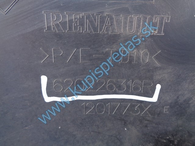 predný nárazník na renault kangoo lift, 620226316R